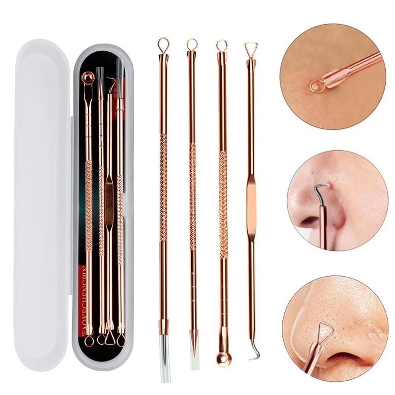 Luxury Skincare Acne - 4 teile/satz Edelstahl Mitesser Remover Tool