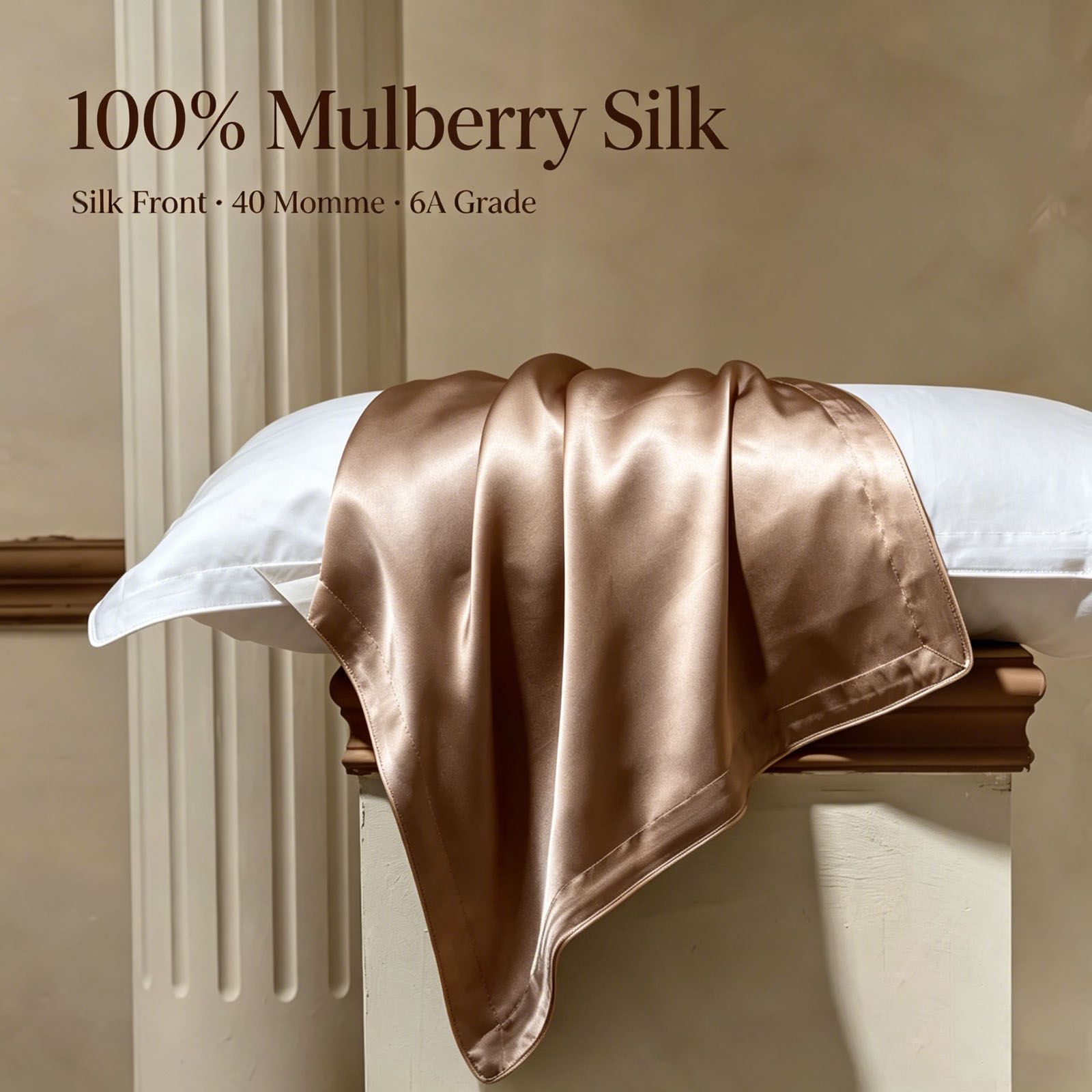 Luxury Skincare & Spa Photos - 2 Stück Seidenkissenbezug Queen-Size Weiches Kühlendes