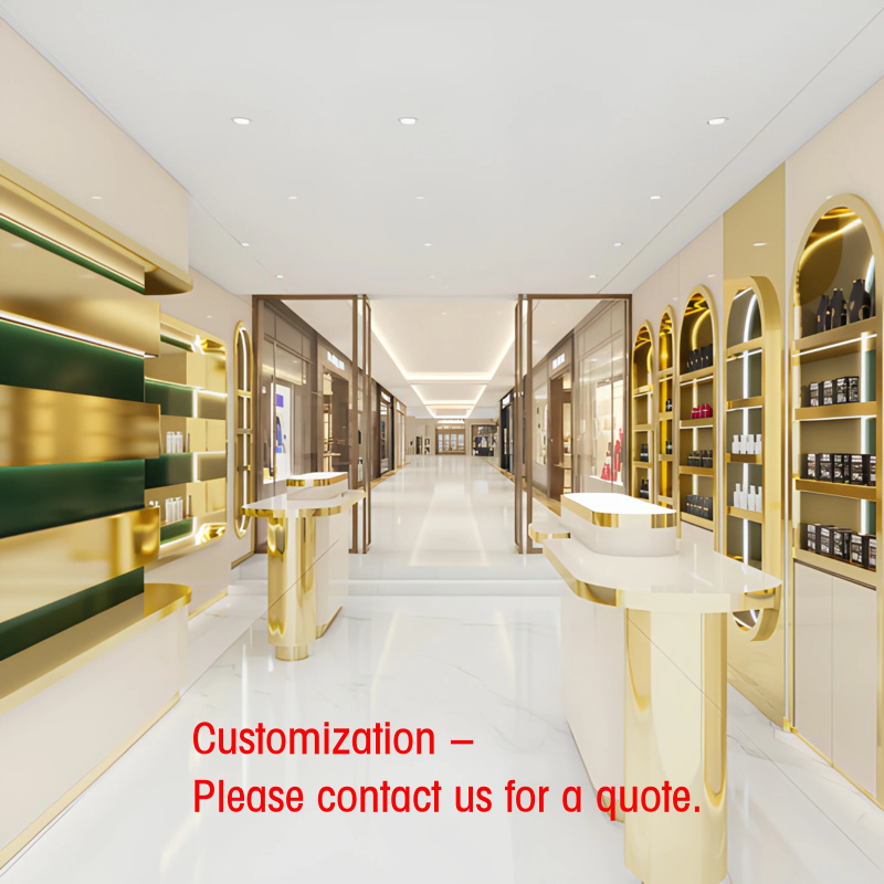 Luxury Skincare Shop - Maßgefertigte Luxus-Boutique-Parfüm- und Hautpflege-Präsentationsmöbel, individuelle Kosmetikgeschäft-Dekorationsprojekte