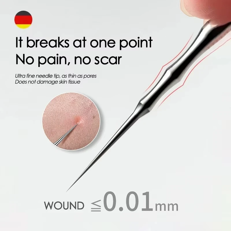 Luxury Skincare Acne - Neues Deutsches Blackhead-Entferner-Set Akne-Pickel-Extraktor Nadel-Pinzetten-Set zur