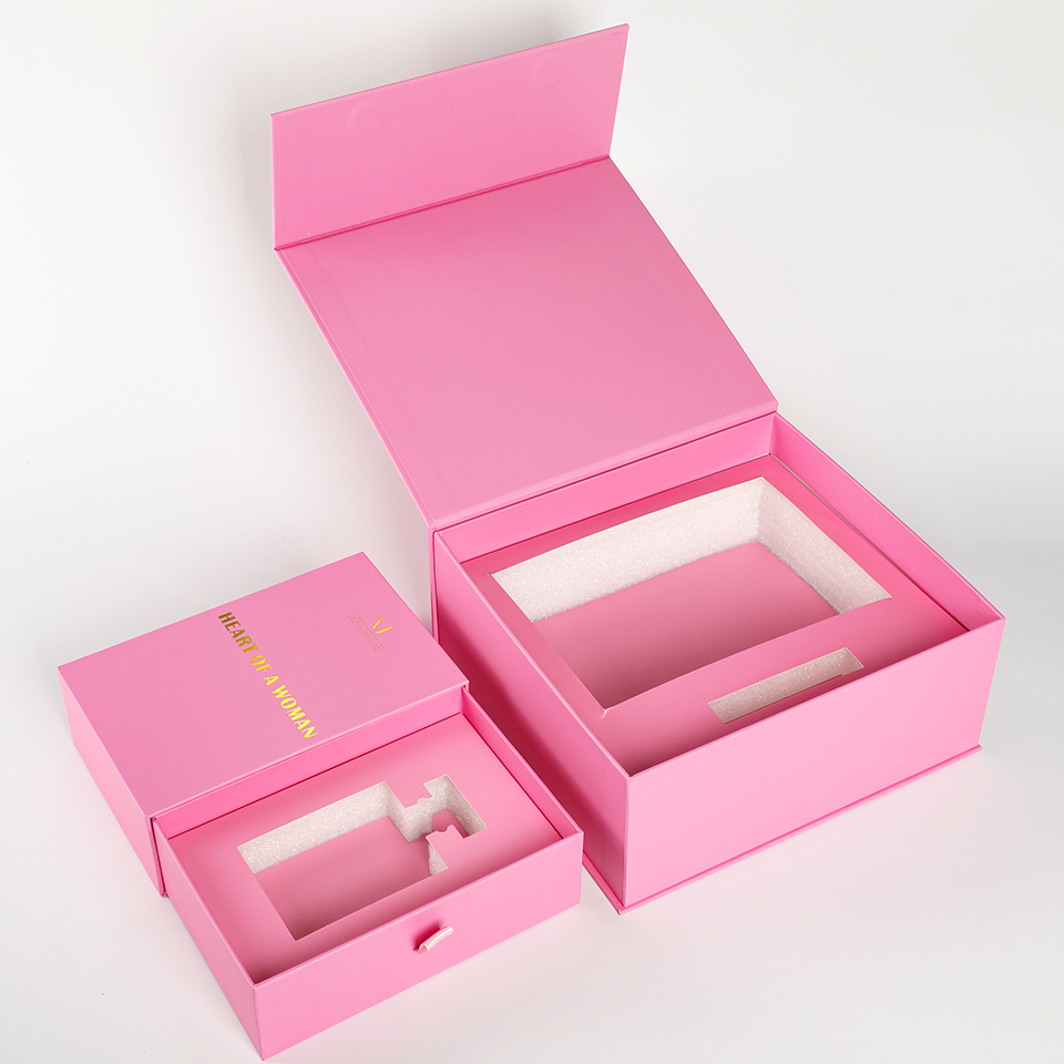 Benutzerdefinierte Luxus-Rosa  – Luxury Skincare Gift Box Bewertung und Preis
