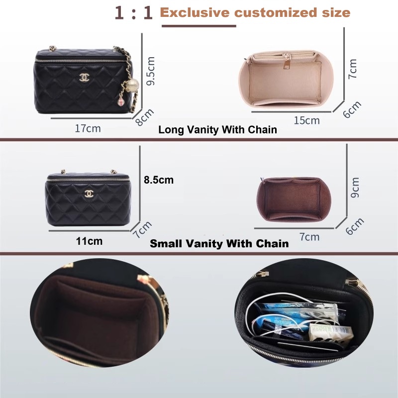 Filz-Einsatz-Taschen-Organizer – Luxury Skincare Containers Bewertung und Preis